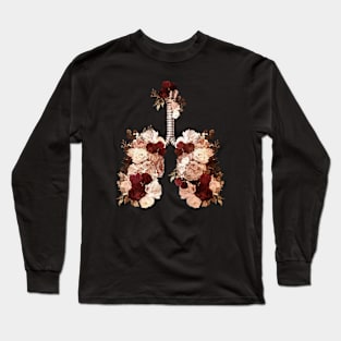 Lung Anatomy / Cancer Awareness 7 Long Sleeve T-Shirt